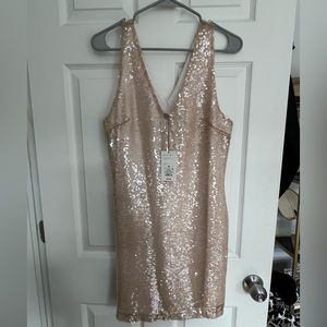 Target A New Day Pink / Nude sequin dress size XS